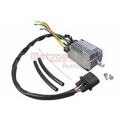 METZGER Steuergerät, Elektrolüfter (Motorkühlung) für AUDI 8E0959501K 8E0959501AG 8E0959501B 0917445