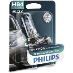 PHILIPS HB4 X-tremeVision Pro150 (1 Stk.) Glühlampe, Fernscheinwerfer,Glühlampe, Hauptscheinwerfer,Glühlampe, Nebelscheinwerfer,Glühlampe 12V für SKOD