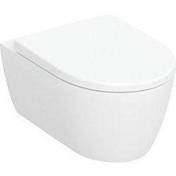 Geberit iCon WC-Set mit WC-Sitz spülrandlos 501664008 36x53 cm, weiß KeraTect