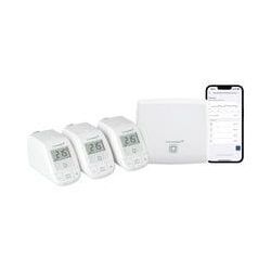 Smart Home Starter Set Heizen weiß, Homematic IP Access Point (HmIP-HAP), 3x Homematic IP Heizkörperthermostat - basic (HmIP-eTRV-B)