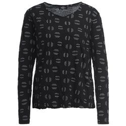 Damen Langarmshirt mit Crash-Effekt