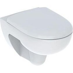 Geberit Renova Set Wand-Tiefspül-WC mit WC-Sitz 500801001 spülrandlos, weiß