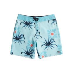 Boardshorts BILLABONG "Sundays Pro", Jungen, Gr. 28, blau (coastal), 90% Polyester, 10% Elasthan, Hosen