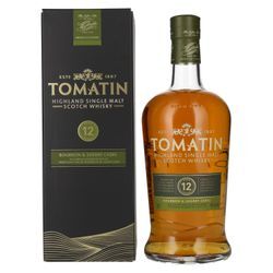 Tomatin Whisky Tomatin 12 Years Old BOURBON & SHERRY CASKS 43% Vol. 1l in Geschenkbox