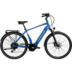 E-Bike ZÜNDAPP "X500" Gr. 51, blau, E-Bikes, 51cm, 28 Zoll (71,12cm), Pedelec, Elektrofahrrad für Damen u. Herren