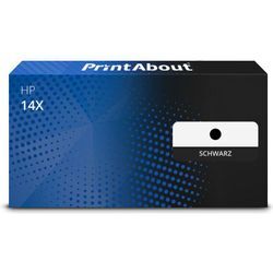 PrintAbout Toner kompatibel mit HP 14X (CF214X) - Schwarz - Hohe Kapazität