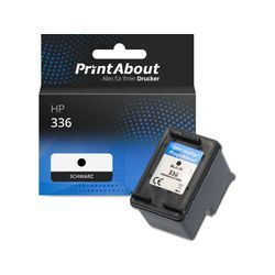 PrintAbout Druckerpatrone kompatibel mit HP 336 (C9362EE) - Schwarz