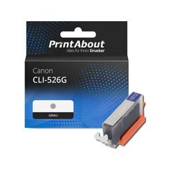 PrintAbout Druckerpatrone kompatibel mit Canon CLI-526G - Grau