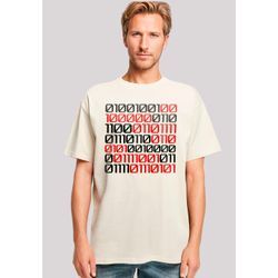 T-Shirt F4NT4STIC "I love you 01001001 Binary Code Valentinstag", Herren, Gr. 4XL, beige (sand), Obermaterial: 100% Baumwolle, casual, oversize, Rundhals, Kurzarm ohne Bündchen, Shirts, Premium Qualität