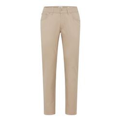 5-Pocket-Hose BRAX "Style CHUCK", Herren, Gr. 32, Länge 34, beige, 67% Polyester, 29% Viskose, 4% Elasthan, Hosen