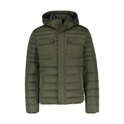 Steppjacke LERROS "LERROS", Herren, Gr. M, grün (olive), 100% Polyester, Langarm, Jacken, Wasserabweisend, atmungsaktiv