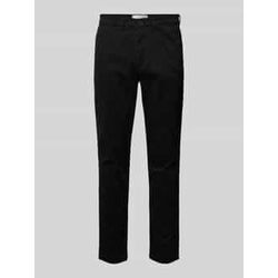 Slim Fit Chino in unifarbenem Design Modell 'NEW Miles'