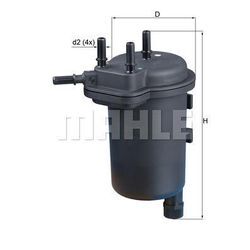 MAHLE Kraftstofffilter Ø93,0mm 93,0mm für RENAULT SUZUKI NISSAN 16400BC40A 1541084A00000 164004U105 KL 430