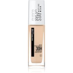 MAYBELLINE NEW YORK SuperStay Active Wear langanhaltende Make-up Foundation für volle Abdeckung Farbton 03 True Ivory 30 ml