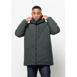 Funktionsparka JACK WOLFSKIN "KOENIGSBAU PARKA M", Herren, Gr. L (52), grün (slate, grün), Hauptmaterial: 100% Polyester (recycled); Futter: 100% Polyester (recycled); Füllung: 100% Polyester (recycled), Jacken