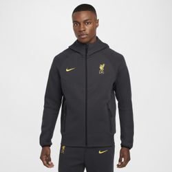 FC Liverpool Tech Windrunner Third Nike Fußball-Fleece-Kapuzenjacke (Herren) - Grau