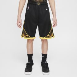 Golden State Warriors Nike Dri-FIT NBA Swingman Shorts für ältere Kinder - Schwarz