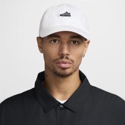 Nike Club unstrukturierte Patch-Cap - Weiß