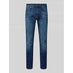 Regular Fit Jeans mit Knopfverschluss Modell 'CLARK'