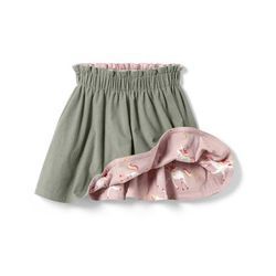 Kinder-Cord-Wende-Rock - Khaki - Kinder - Gr.: 122/128