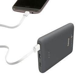 hama Supreme 5HD Powerbank 5.000 mAh schwarz