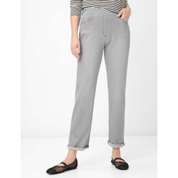 Raphaela by Brax Damen Five-Pocket-Hose Style CARINA LIGHT GREY SLIGHTLY USED, denim grau, Gr. 36