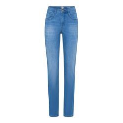 5-Pocket-Jeans BRAX "Style MARY", Damen, Gr. 34K (17), Kurzgrößen, blau, 75% Baumwolle, 17% Polyester, 5% Elastomultiester, 3% Elasthan, Jeans