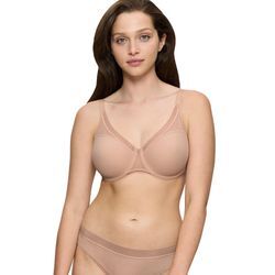 Minimizer-BH TRIUMPH "Infinite Sensation W01", Damen, Gr. 70, Cup C, smooth natur, Mesh, Microtouch, Obermaterial: 78% Polyamid, 22% Elasthan, unifarben, klassisch, BHs, verkleinert die Brust optisch um eine Cup-Größe