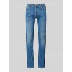 Stone Washed Low Rise Slim Fit Jeans