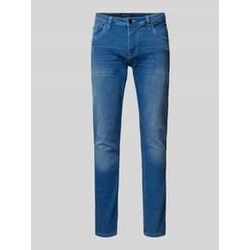 Straight Fit Jeans aus Baumwoll-Mix Modell 'AEDAN'