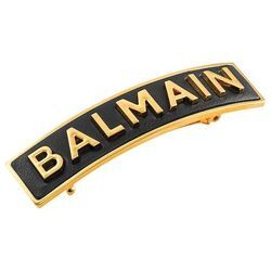 Balmain Hair Couture Accessoires Haarspangen Gold Plated Hair Slide Logo Medium 1 Stk.