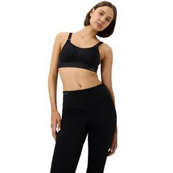 Sport-BH TRIACTION BY TRIUMPH "Triaction Extreme Lite N EX", Damen, Gr. 75, Cup E, schwarz, Single Jersey, Obermaterial: 79% Polyamid, 21% Elasthan (LYCRA), sportlich, BHs, atmungsaktiv und extremer Halt