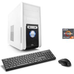 CSL PC "Sprint V28133", weiß, Microsoft Windows 11 Home (64 Bit), 16 GB RAM 1000 GB SSD, Computer