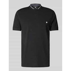 Regular Fit Poloshirt mit Stehkragen