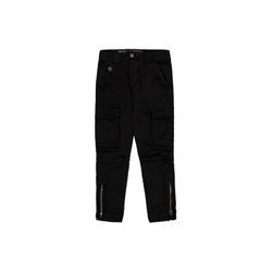 Cargohose ALPHA INDUSTRIES "Alpha Industries Men - Pants Task Force Pant", Herren, Gr. 28, Normalgrößen, schwarz, Obermaterial: 98% Baumwolle, 2% Elastan, Hosen