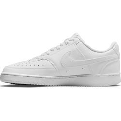 Sneaker NIKE SPORTSWEAR "COURT VISION LOW NEXT NATURE", Gr. 38,5, weiß, Synthetik, sportlich, Schuhe Sneaker low Skaterschuh, Design auf den Spuren des Air Force 1