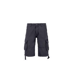 Shorts ALPHA INDUSTRIES "Alpha Industries Men - Shorts Jet Short", Herren, Gr. 31, Normalgrößen, grau (iron grau), Obermaterial: 100% Baumwolle, Hosen