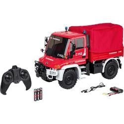 CARSON 1:12 MB Unimog U300 Feuerw. 2.4G 100%RTR R/C Spielfahrzeug, Rot