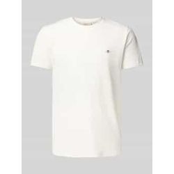 Slim Fit T-Shirt mit Label-Stitching