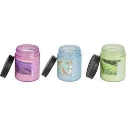 Duftkerzen 3er Set FRUITY BLOOM Sojawachs Frische Note Blumige Note