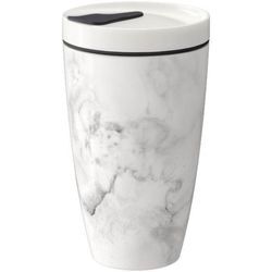 like.Villeroy & Boch Coffee-To-Go-Becher TO GO, TO Stay , Weiß, Grau , Keramik, Kunststoff , 0,35 L , Kaffee & Tee, Tassen, Thermobecher