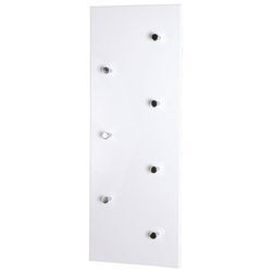 Xxxl Wandgarderobe , Chrom, Weiß Hochglanz , Metall, Holzwerkstoff , 80x30x6 cm , Garderobe, Garderobenleisten & Garderobenhaken