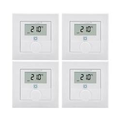 Homematic IP Wandthermostat mit Luftfeuchtigkeitssensor 4er-Set