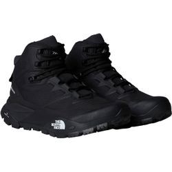 Wanderschuh THE NORTH FACE "M OFFTRAIL HIKE MID GORE-TEX", Gr. 45, tnf schwarz, tnf weiß, Textil, sportlich, Schuhe, wasserdicht