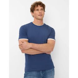 Brax Herren Shirt Style TEDcove, Blau, Gr. L