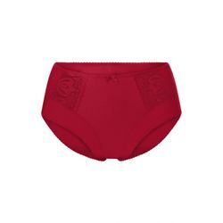 Taillenslip FELINA "Damen Taillenslip Serenada", Damen, Gr. 40, rot (granat), Stoff, Obermaterial: 73% Polyamid PA. 18% Elasthan EL. 5% Baumwolle CO. 4% Polyester PES., Unterhosen