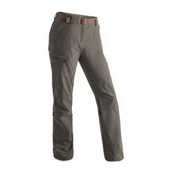 Funktionshose MAIER SPORTS "Lulaka", Damen, Gr. 34, Normalgrößen, braun (schlamm), 90% Polyamid, 10% Elasthan, Hosen, Damen Wanderhose, atmungsaktive Outdoor-Hose mit Roll up Funktion