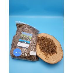 2x 1 kg Futterbauer Mehlwürmer Vogelfutter Igelfutter Nagerfutter