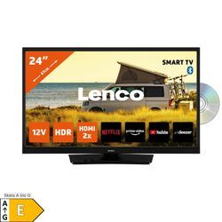 Lenco DVL-2483BK (V2) - 24-Zoll Smart-TV mit integriertem DVD-Player