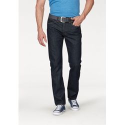 Straight-Jeans LEVI'S "501 LEVI'S ORIGINAL", Herren, Gr. 38, Länge 30, blau (marlon), Denim/Jeans, Obermaterial: 100% Baumwolle, casual, normal lang, Jeans, mit Markenlabel, Topseller